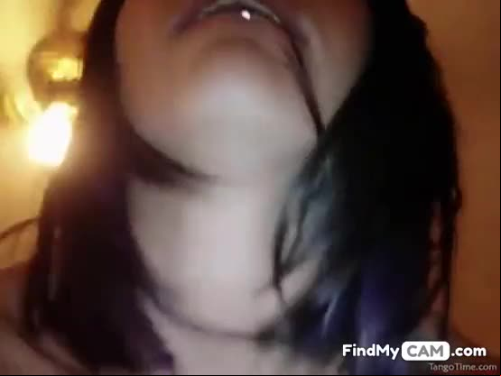 Lovely brunette bitch fucked on cam